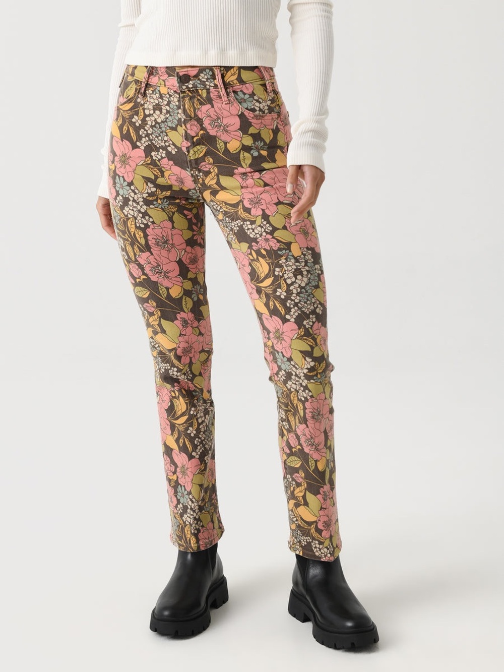 MOTHER Women's The Hustler Ankle Jean in Boutonniere